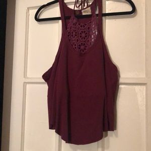 Free People maroon tank